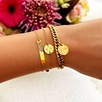 Mix van gouden armbanden