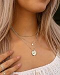 necklace party om hals model zilver