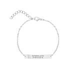 Armband met coördinaten 