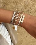 Armparty met chains zilver