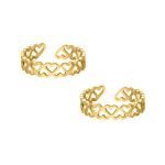 Bff ringen little hearts goldplated