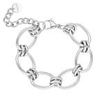 Zilveren schakelarmband 