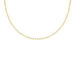 Gouden ketting met bolletjes
