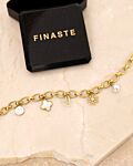 Gouden armband met bedels