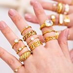 Mix van gouden ringen kopen