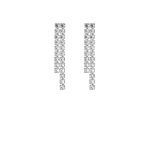 Double tennis earrings