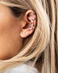 ear cuffs zilver in oor