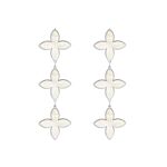 Exclusive Triple Sea Shell Oorbellen