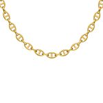 Chain necklace eyecatcher goldplated