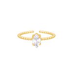 Fancy ring verstelbaar goudkleurig
