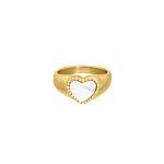Fashionista ring sea shell goudkleurig 