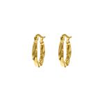 Oorringetjes met Twist Small Goud