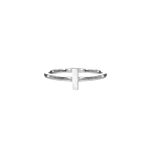 Ring met bar zilver