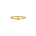 Ring met bolletje groot Goud