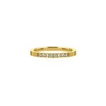 Ring met steentjes goud