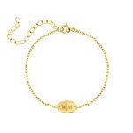 Musthave armbandje met 2 letters goud