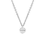 Vier Initialen Ketting Zilver