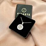 Ketting met vingerafdruk in sieradendoosje