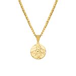First date heren ketting goudkleurig