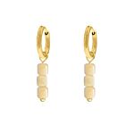 Oorringetjes little nude stones goudkleurig