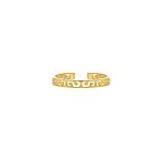 Minimalistische ring print goud kleurig