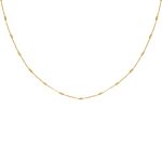 Schakelkettinkje chain mix goudkleurig
