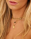 Gouden necklaceparty met hartje