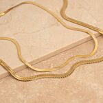 Gouden snake chain kettingen