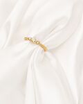 Gouden ring met drie stenen