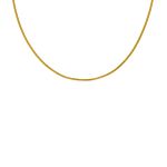 Mini snake ketting goudkleurig