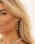 Mix van gouden oorbellen