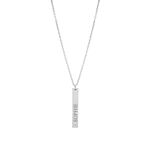 Graveerbare ketting shiny bar