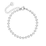 Heart chain bracelet