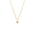Ketting sparkle stone goud kleurig