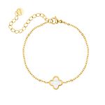 Luxury Clover armband kleur goud