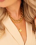 Schakelketting mix goud kleurig
