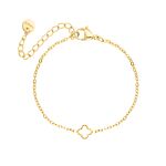 Armband mini clover goudkleurig