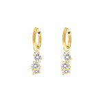 Oorbellen chic gems goudkleurig