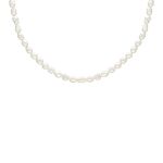 Pearl necklace goldplated