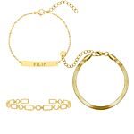 Personal armparty goud kleurig
