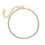 Tennis Bracelet Minimalistisch Goldplated