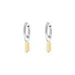 Earrings nude stone