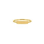 Ring bar gold plated