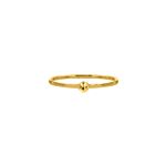 Ring met bolletje klein goud