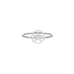 Ring met open ster 
