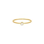 Ring shiny stone goudkleurig