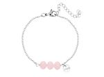 Charming armband roze