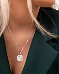 zilveren ketting met vingerafdruk 