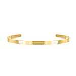 Minimalistische gouden bangle van finaste
