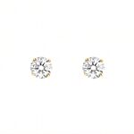 Sparkle Stud Oorbellen Small Goud Kleurig